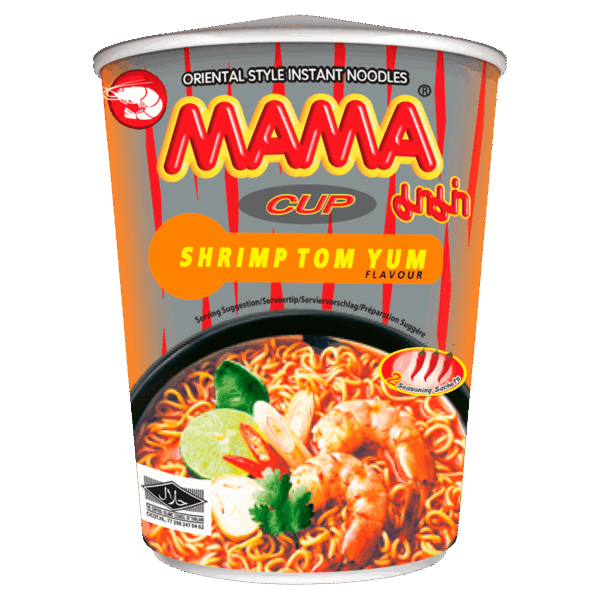 Mama Instant Cup Noedels Garnaal - PLUS