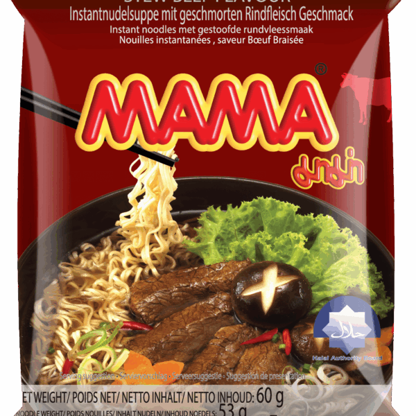 Mama Instant noedels rundvlees - PLUS