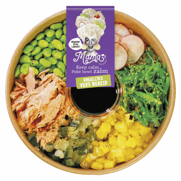 Mama's Maaltijden Poké bowl zalm - PLUS