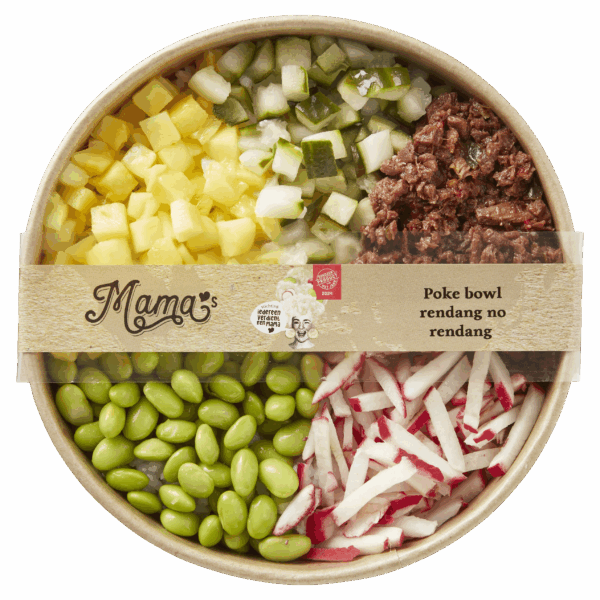 Mama's Maaltijden Pokébowl rendang no rendang - PLUS