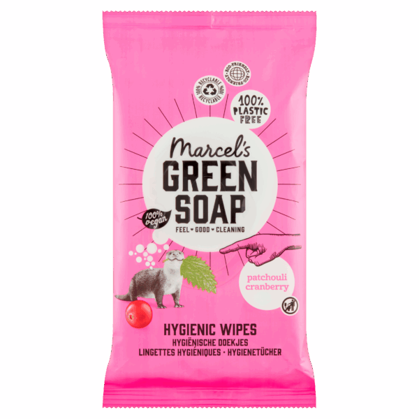 Marcel's Green Soap Schoonmaakdoekjes Patchouli - PLUS