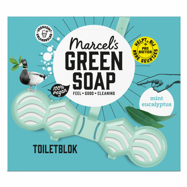 Marcel's Green Soap Toiletblok Mint Eucalyptus - PLUS
