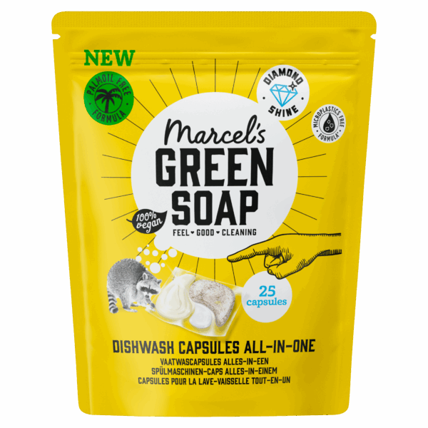 Marcel's Green Soap Vaatwas capsules all-in-one - PLUS