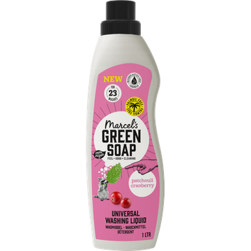 Marcel's Green Soap universeel wasmiddel Patchouli & Cranberry - JUMBO
