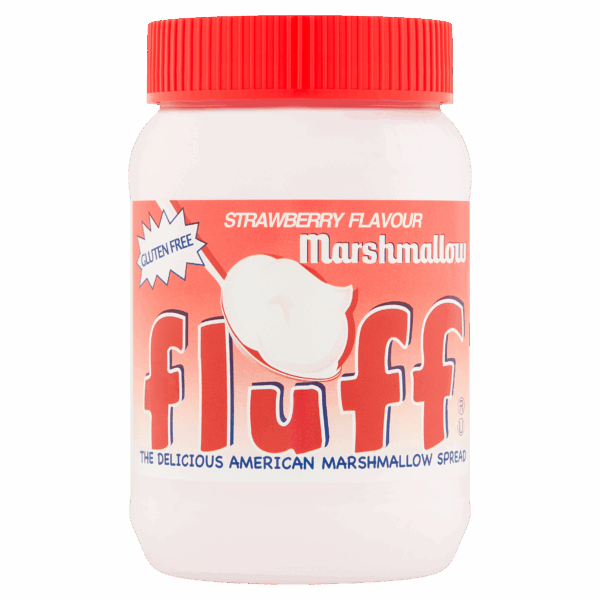 Marshmallow Fluff aardbei - PLUS