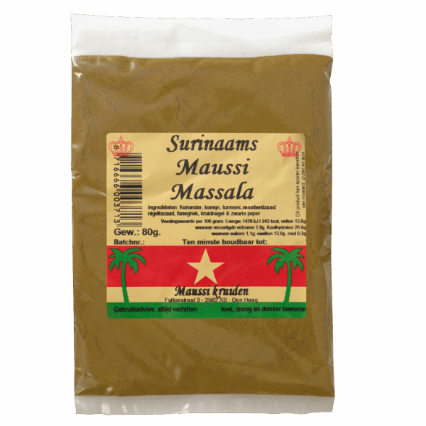 Maussi Masala-kerrie voor Roti Kip - PLUS