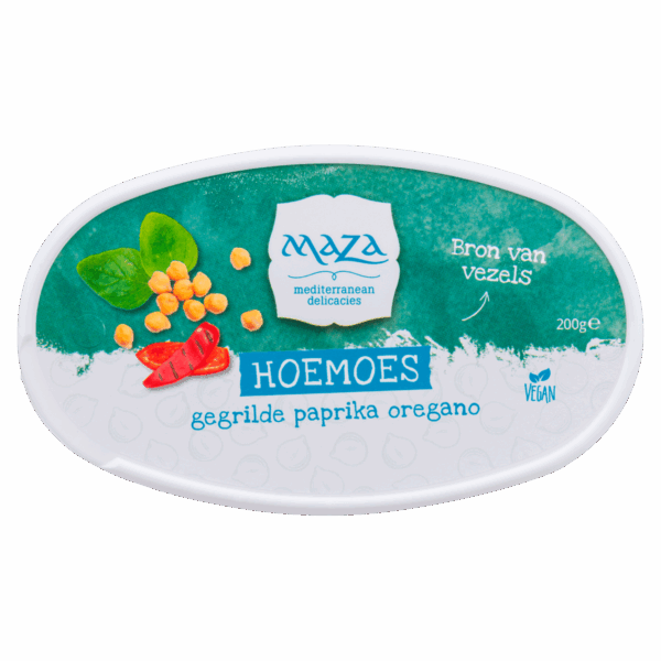 Maza Hoemoes Gegrilde Paprika & Oregano - PLUS