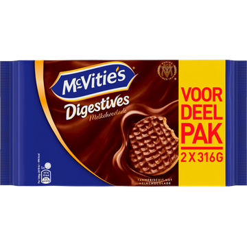 McVitie's Digestives Melkchocolade Voordeelpak - JUMBO