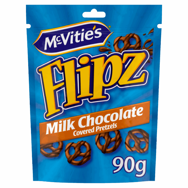 Mcvities Flipz pretzels melkchocolade - PLUS