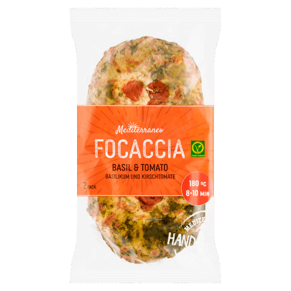 Mediterraneo Focaccia basilicum