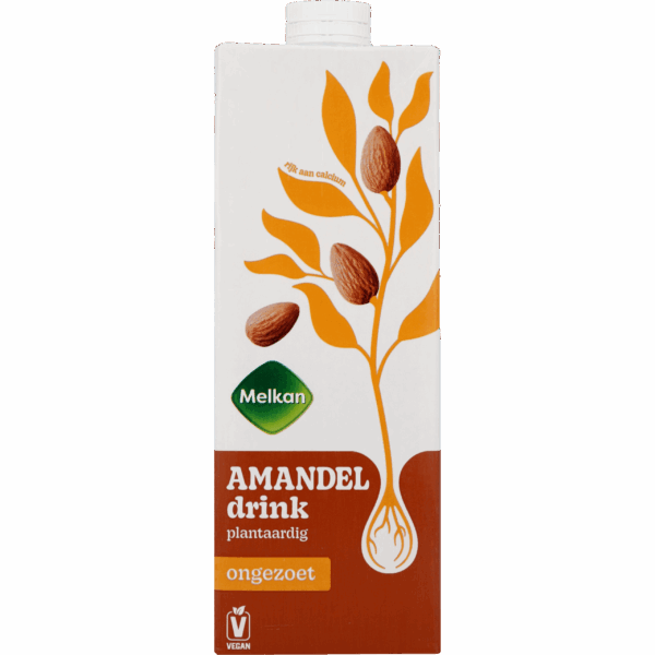 Melkan Amandeldrink ongezoet - PLUS