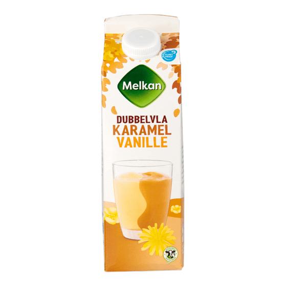 Melkan Dubbelvla vanille-karamel - Dirk