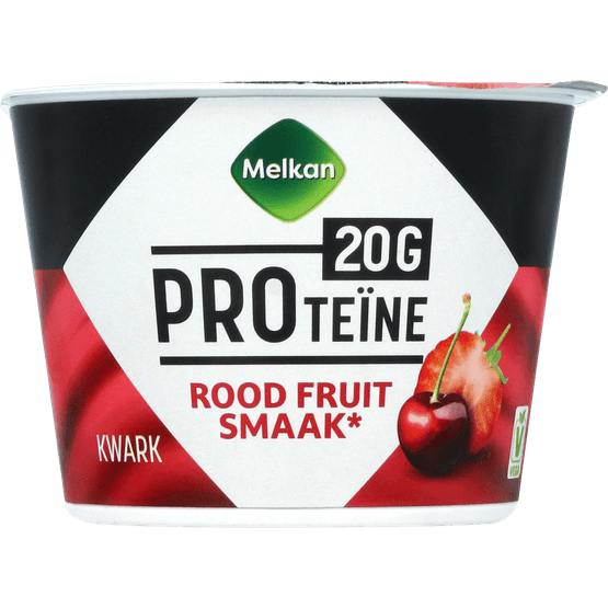 Melkan Proteine kwark rood fruit - Dirk