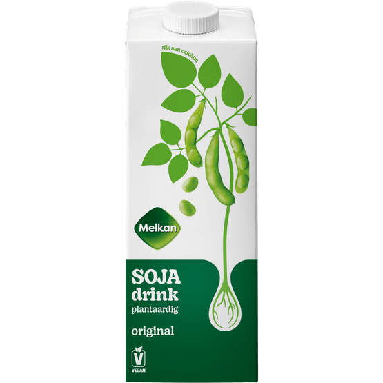 Melkan Sojadrink naturel gezoet - Dirk