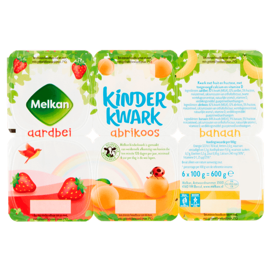 Melkan Toetiemonster kinderkwark - Dirk