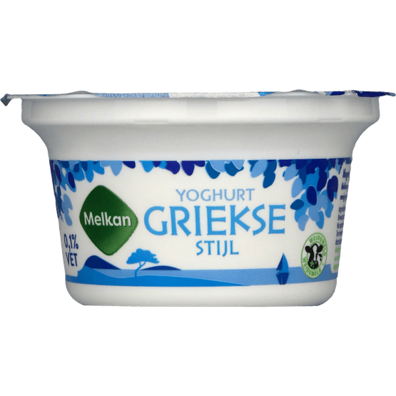 Melkan Yoghurt griekse stijl 0.1% vet - Dirk