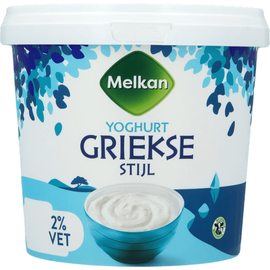 Melkan Yoghurt griekse stijl 2% vet - Dirk
