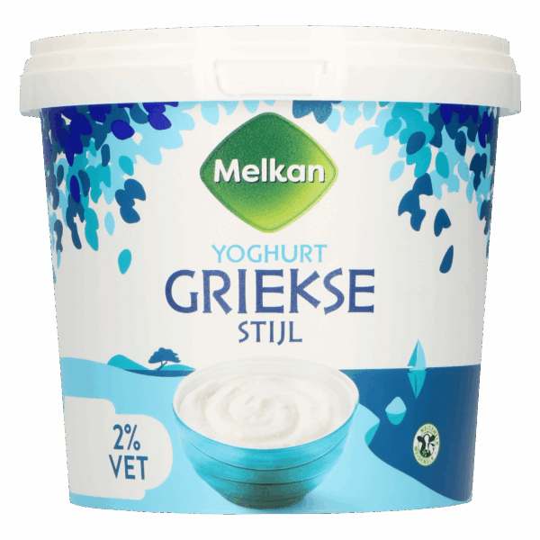 Melkan yoghurt Griekse stijl 2% - PLUS