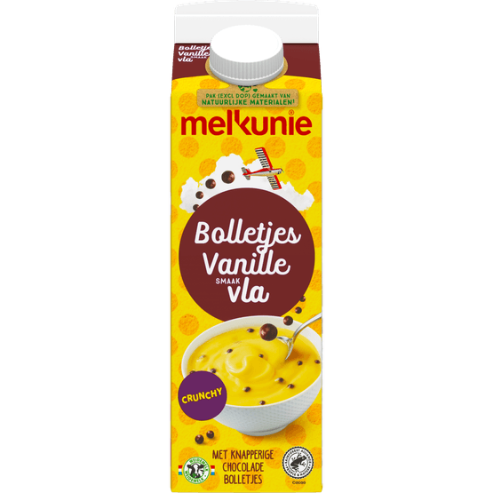 Melkunie Bolletjes vanillevla crunch - Dirk