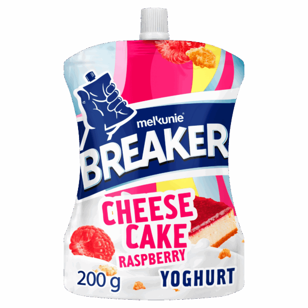 Melkunie Breaker Framboos Cheesecake Yoghurt - PLUS