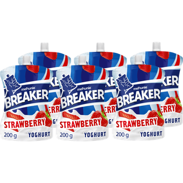 Melkunie Breaker Original Yoghurt Aardbei - JUMBO