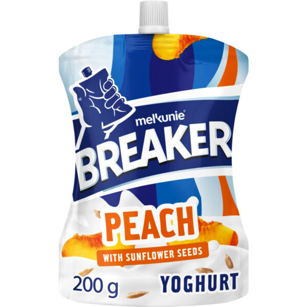 Melkunie Breaker Perzik Yoghurt met Zonnebloempitten - Albert Heijn