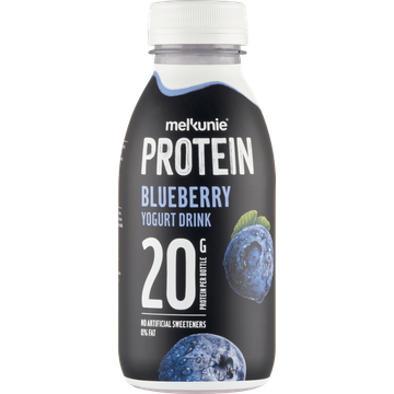 Melkunie Protein Blueberry Yogurt Drink 0% Fat - JUMBO