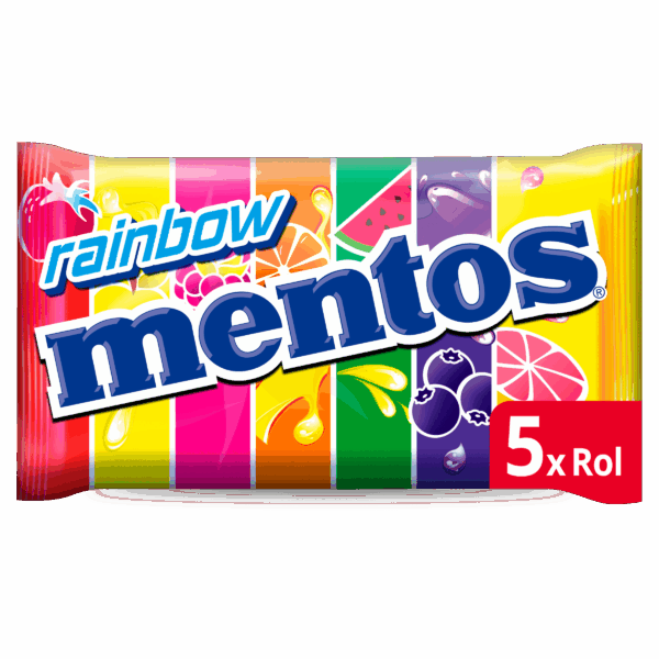 Mentos Rainbow 5-pack - PLUS