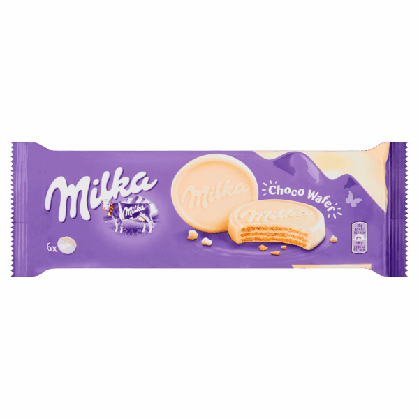 Milka Choco Wafer koek met witte chocolade - PLUS