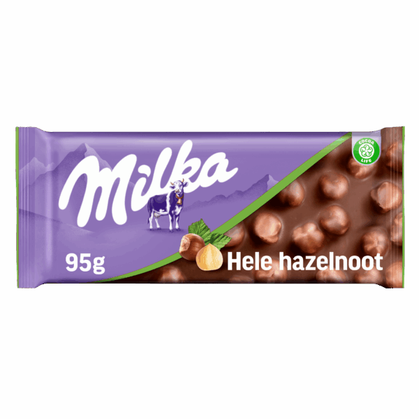 Milka Chocoladereep Hele hazelnoten - PLUS