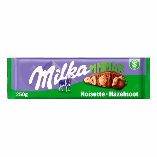 Milka Chocoladereep Mmmax hele hazelnoten - PLUS