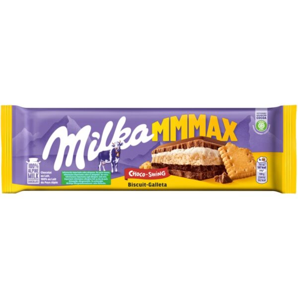 Milka Mmmax Chocoladereep Choco-Swing Biscuit - Albert Heijn