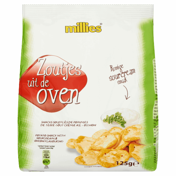 Millies Zoutjes uit de oven - Romige Sourcream - PLUS