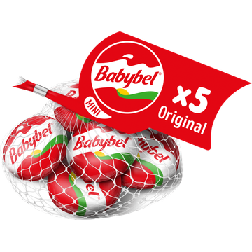 Mini Babybel Jonge 45+ kaas tussendoortje 20 g x 5 - JUMBO