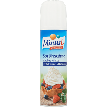 MinusL Laktosefrei Sprühsahne - JUMBO
