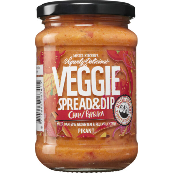 Mister Kitchen's Veggie Spread & Dip Chili Paprika - Albert Heijn