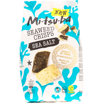 Mitsuba Seaweed Crisps Sea Salt - JUMBO