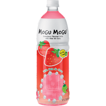 Mogu Mogu Aardbeiensmaak met Nata de Coco - JUMBO