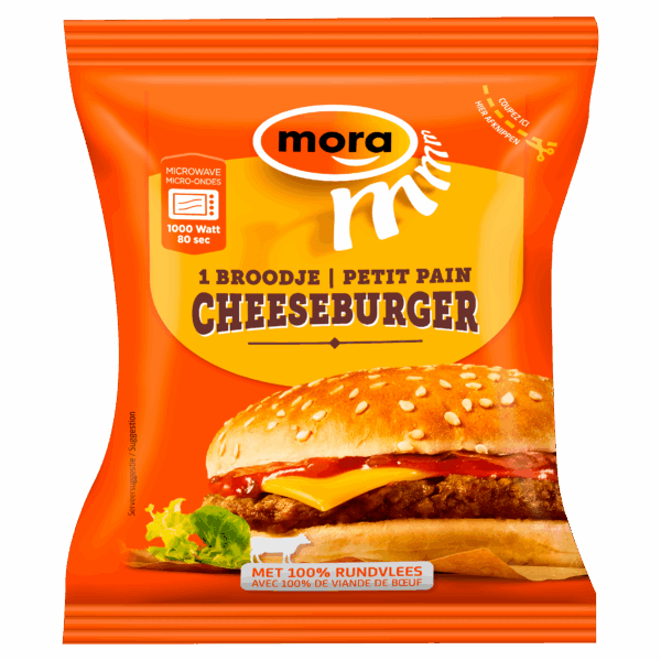 Mora Broodje Cheeseburger - PLUS