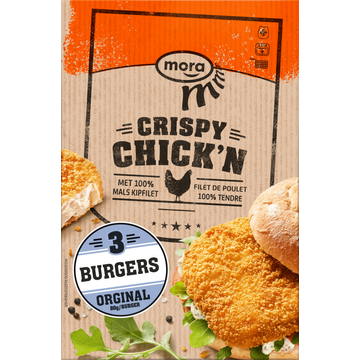 Mora Crispy Chick'n Burgers Original - JUMBO