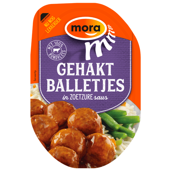 Mora Gehaktballetjes in zoetzure saus - Dirk