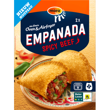Mora Oven & Airfryer Empanada Spicy Beef 2x70g - JUMBO