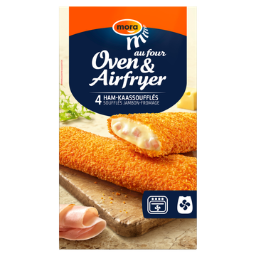 Mora Oven & Airfryer Ham-Kaassoufflés 4 x 70 g - JUMBO
