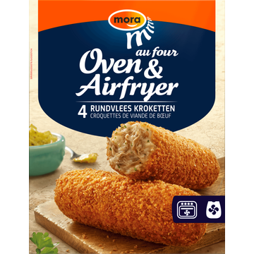 Mora Oven & Airfryer Rundvlees Kroketten 4 x 80 g - JUMBO