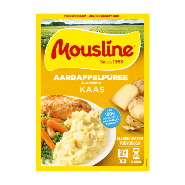 Mousline Aardappelpuree Kaas - PLUS