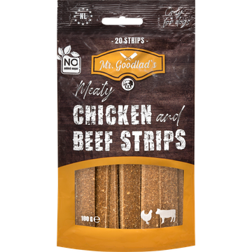 Mr. Goodlad Meaty Chicken and Beef Strips - JUMBO