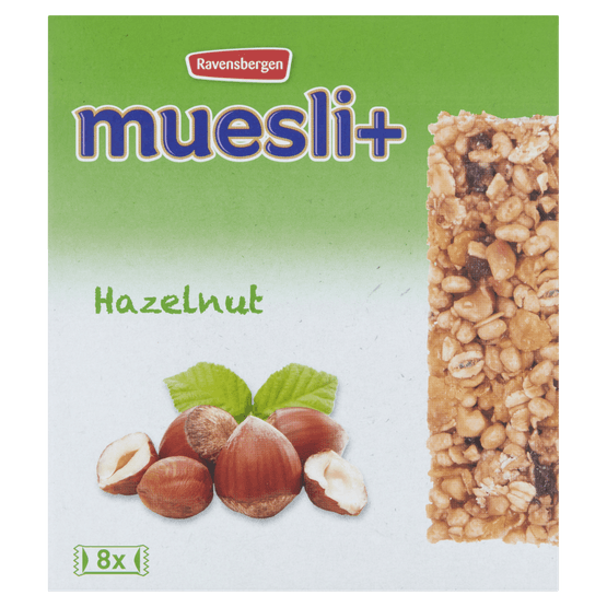 Muesli Hazelnoot 8 st. - Dirk