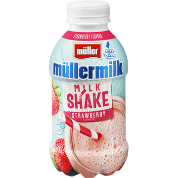 Müller Müllermilk Milkshake Strawberry Flavour - JUMBO