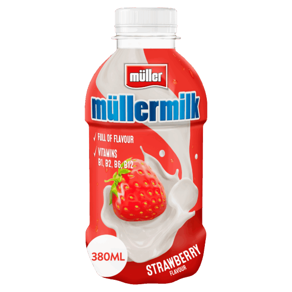 Müllermilk Milk strawberry - PLUS