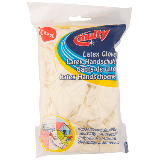 Multy Huishoudhandschoenen latex - Dirk